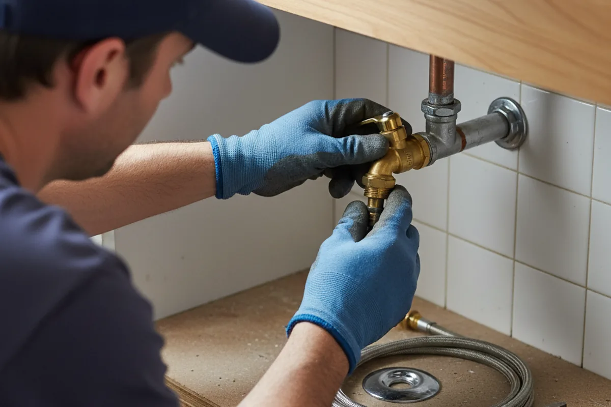 Shutoff valve and fitting work during Repiping in Thornton